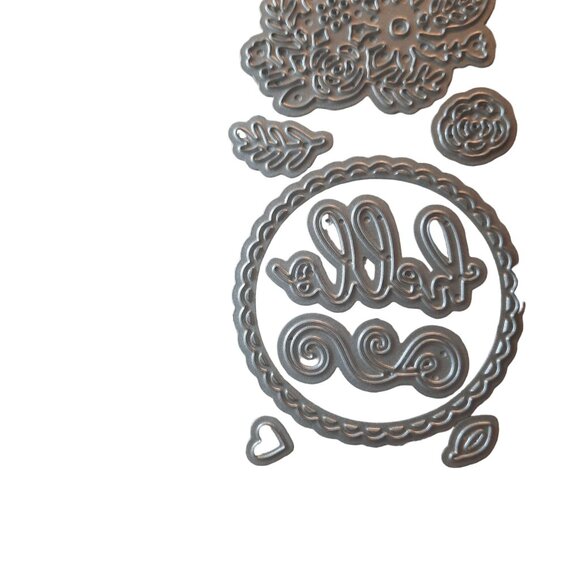 Momenta Embossing Folder And Cutting Templates Leaf Theme Set 11 Pc - Picture 4 of 8